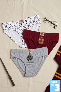Lee Cooper Boys Harry Potter Briefs (Pack of 3) - Multicolor — thumbnail 1